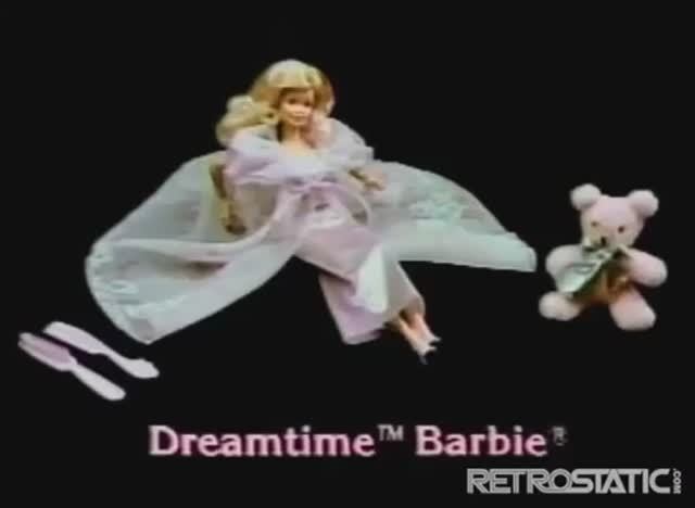 1986 Реклама Барби Маттел Dream Time Barbie