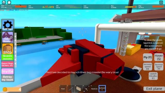 Roblox Red vs Blue Plane Wars - Successfully defending Sealand! смотреть онлайн