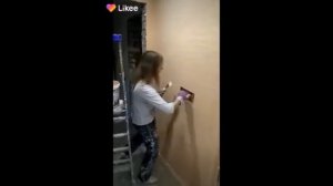 Травертин - нанесение декоративной штукатурки VGT.
