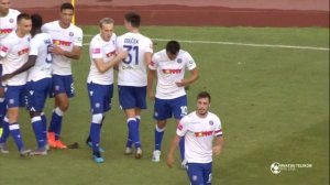 Hajduk - Lokomotiva, Caktaš pogađa za 1:0 na asistenciju Samuela Eduoka