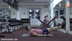 Ножницы. Упражнение на пресс