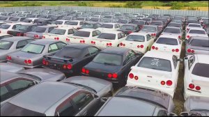 Секретные места Японии! 500 Скайлайнов в полях Японии! JDM Team 65