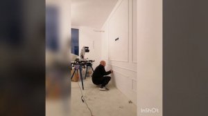 Монтаж полиуретанового молдинга PX103 от компании Орак Декор. Orac decor