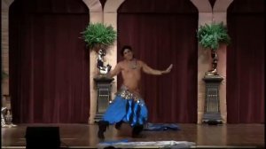 Karlos Khalil  Yaa Halla Y'all 2012 Yellow Rose of Texas Belly Dance Competition
