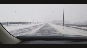 Haval f7x на трассе в снег