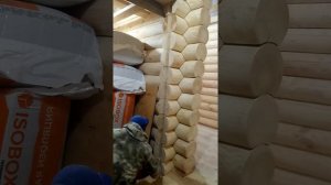 Выпиливание паза под скользящий брус