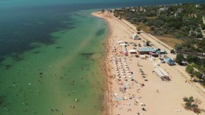 Пляж "Барабулька", Евпатория,  пгт. Заозерное.