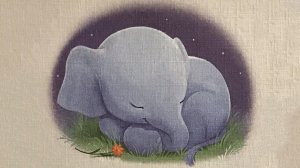 Слонёнок, который хочет уснуть ?