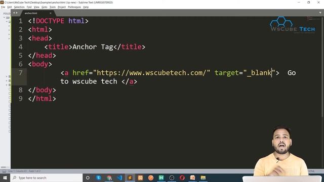 How to link pages in HTML, Anchor Tag in HTML, a Tag in HTML | Web Development Tutorials #8