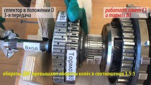Устройство АКПП U660-760. Как передаётся движение от двигателя на колёса автомобиля.