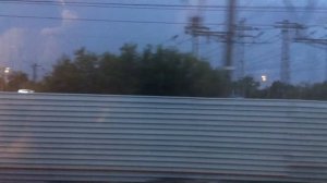 2016 | Вид из окна поезда «Вятка» 032Г, Москва — Киров. Отправление с Ярославского вокзала.