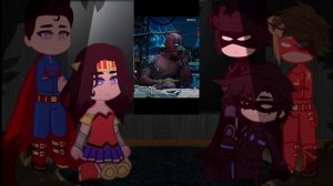 Justice League React to Deadpool || Gacha React