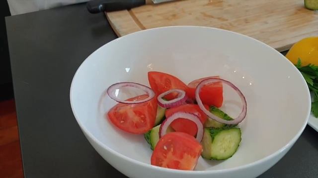 Классический Греческий салат за 5 минут? смотреть онлайн