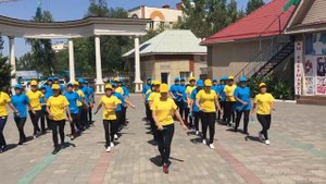 Флешмоб посвящённый дню Конституции Республики Казахстан и дню города Алматы