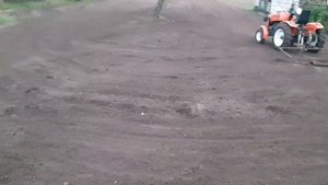 Садим деревья, Боронуем поле Кентавр Т-24 про!