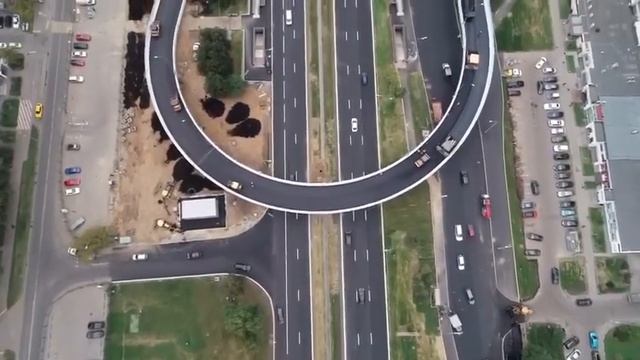 Комплексные дорожные работы с развязкой в ЗАО города Москвы от "Компании Асфальстрой" смотреть онлайн