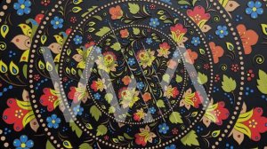 Футаж Русский Узор Loop