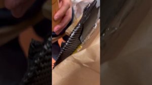 Ремонт карбона. Восстановление губы от Мерседеса. DIY заклинания #carbon #diy #harlitto