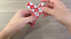 БАБОЧКА ? из змейки Рубика - схема сборки. Насекомые. Фигура №29