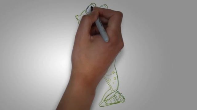 Как нарисовать лягушку карандашом для детей смотреть онлайн