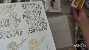 Влог 004: тестирую Sizzix Stencil &Stamp Tool, разбираюсь с Archival Ink, #скрапвлог