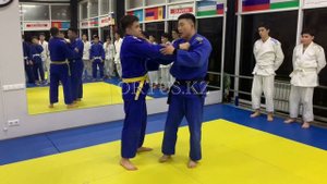 Judo Seoi Nage. Дзюдо - бросок через спину.