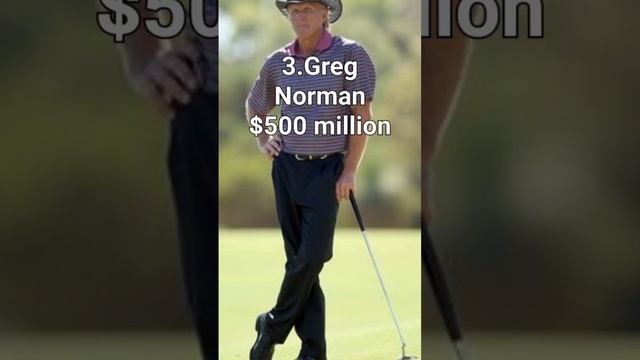 Top 5 Richest Golf players in the world