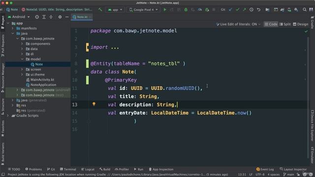 129 - Note App Improvements -  Creating a Note Entity