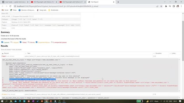#82 Playwright with Python | Attach Screenshot in Pytest HTML Report on Failure with Playwright