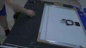 Монтаж переносной солнечной панели, Installation of a portable solar panel