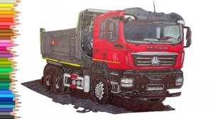 Как нарисовать самосвал HOWO🙂