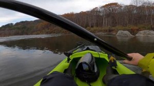 Kayak Fishing Bolton Falls - Rapids and a Rainbow!