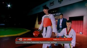 World Taekwondo Grand-Prix Moscow 2018. M - 58. Финал. HADIPOUR SEIGHALANI-JANG