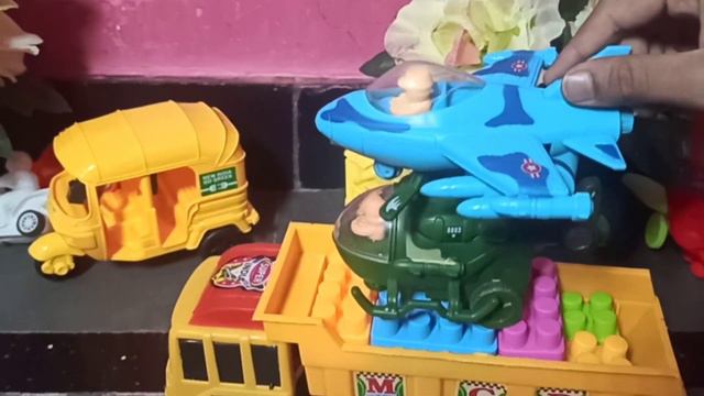 tractor trolley parking game | assemble toy vehicles | diy tractor science project 25 dollar #63 смотреть онлайн