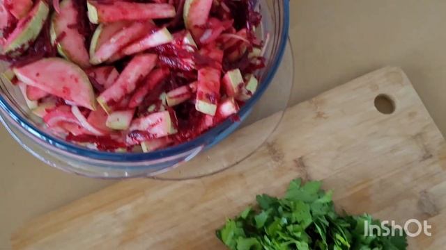 Летний БЫСТРЫЙ И ВКУСНЫЙ САЛАТ из Кабачков, Свеклы, Лука и Лимона!!!