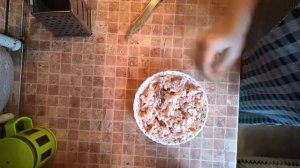 Пицца  на хлебе в аэрогриле