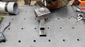 Трубогиб для профильной трубы из швеллера