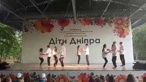 Парный танец-контемп в лагере Дети Днепра
