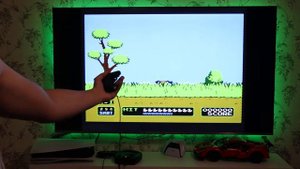 Игровой тест ретро консоли Dendy King с пистолетом