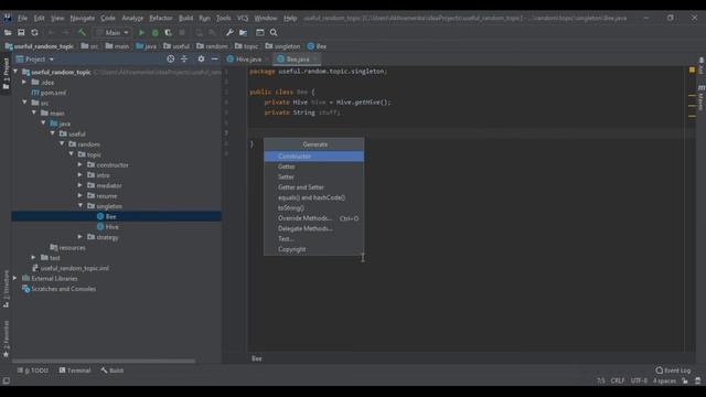 #java Шаблоны проектирования - Singleton. Уроки Java. Java с нуля. Java для начинающих. смотреть онлайн