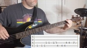 Nirvana - Smells Like Teen Spirit Bass Cover (Tab in Video)