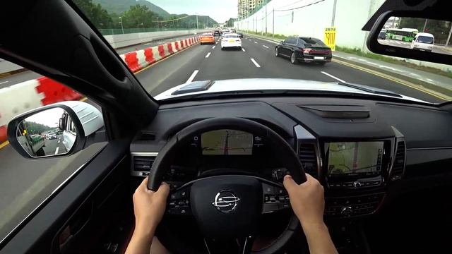 2022 Sangyong new Rexton sports Khan POV test drive смотреть онлайн