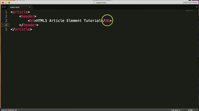 HTML5 Tutorial: HTML5 Article Element