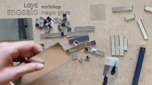 Как резать зеркало для мозаики