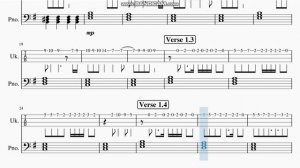 Yui - " Again " Ukulele Tabs Sheet Music