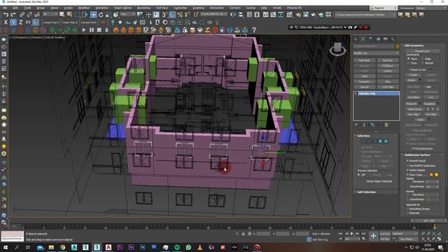 3d max Bina vaziyet ve çevre yapımı Ders 3