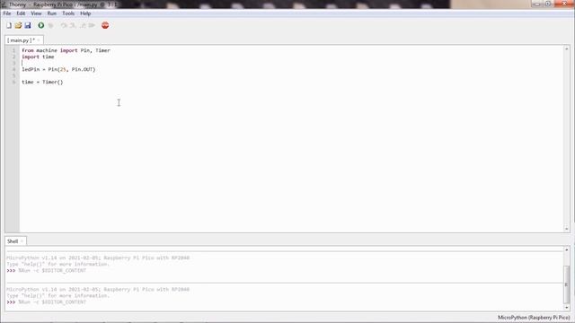 Raspberry Pi Pico using MicroPython - Tutorial #1: Blinking an LED (Digital Outputs)