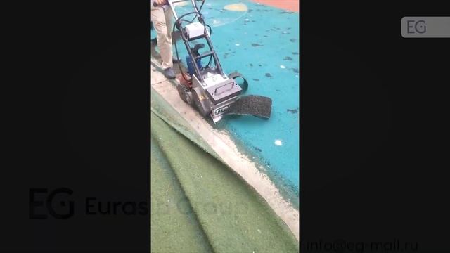 Машина для снятия покрытия из резиновой крошки