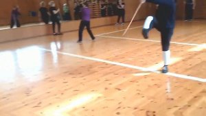 Ушу. Работа с шестом в движении.  #старшевсех,