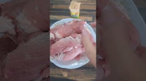 Мясные рулетики с салом